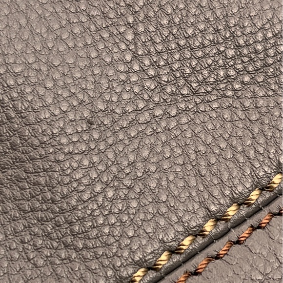 NWOT The Sak De Young Medium Leather Hobo Shoulder Bag Purse Gray Grey TINY FLAW - Picture 13 of 13